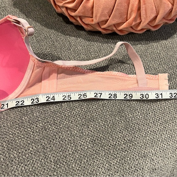 32 B Bra * Light Pink over Pink with Flower Pattern 2 FOR $20 MIX & MATCH!!! NEW - Picture 9 of 16